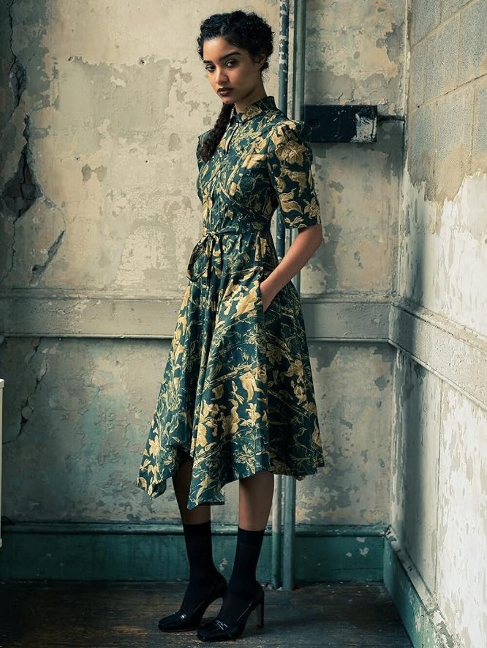 GaryGraham422 Amanda Dress in Army Floral